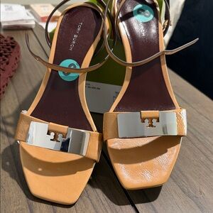 Tory Burch Tan Leather Sandals